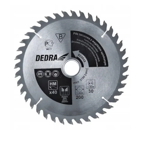 Piła tarczowa do drewna 160x20mm 36z z węglikiem spiekanym Dedra