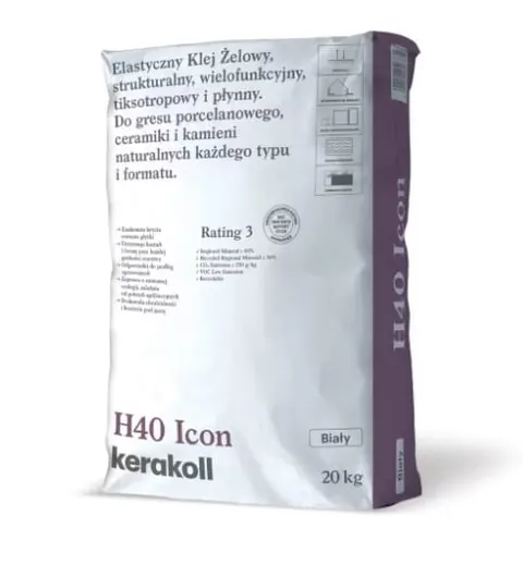 Klej żelowy Kerakoll H40 ICON NEW 20 kg biały