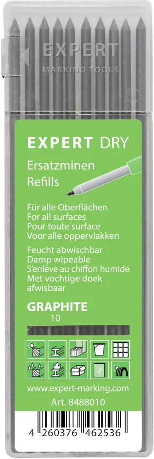 Wkłady (rysiki) do ołówka automatycznego 2,8 mm grafitowe Expert 8488010