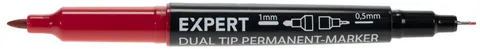 Marker permanentny dwustronny Dual Tip Expert CZEROWNY 8432010