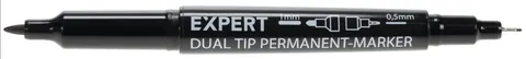 Marker permanentny dwustronny Dual Tip Expert NIEBIESKI 8433010