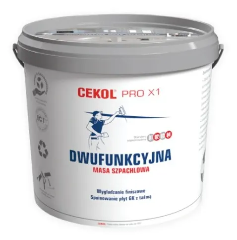 Dwufunkcyjna masa szpachlowa Cekol PRO X1 20kg