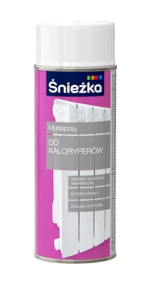 Multispray do kaloryferów biały Śnieżka 400 ml