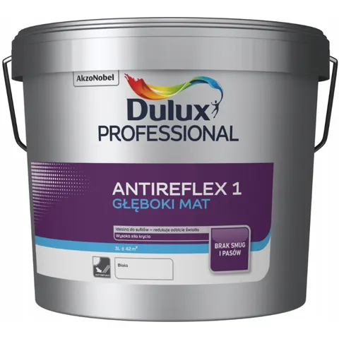 Farba ANTIREFLEX 1 Dulux Professional Głęboki Mat 3l