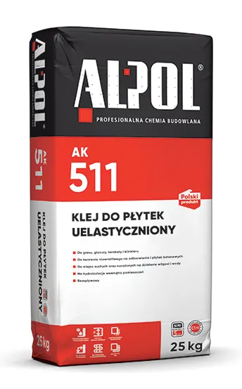 Klej do płytek uelastyczniony Alpol AK 511 25kg