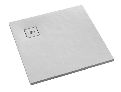 Brodzik kwadratowy 90x90 cm Schedline Protos White Stone 3SP.P1K-9090/B/ST-M1/B/ST