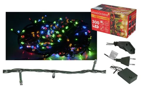 Lampki choinkowe 300 LED multicolor Lamex LXAS117
