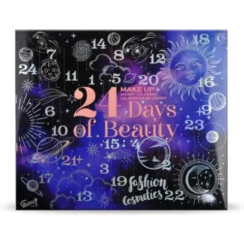 GLOSS PARIS Kalendarz adwentowy z kosmetykami 24 elementy, 1 szt