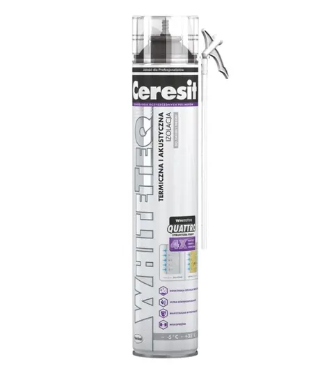Pianka montażowa wężykowa Ceresit Whiteteq750ml