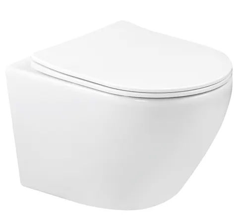 Miska podwieszana wirowa WC Kerra Kasos z deską