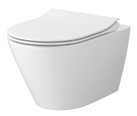 Miska wisząca Cersanit City Pro Oval Vortex z deską wolnoopadającą S701-883