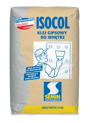 Klej gipsowy Semin Isocol M 25kg