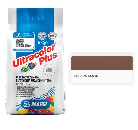 Fuga Mapei Ultracolor Plus 143 cynamon 5 kg