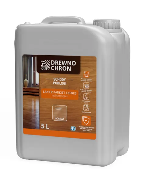Lakier Parkiet Expres półmat Drewnochron 5l