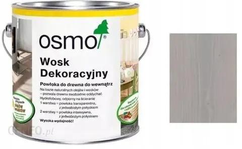 Wosk dekoracyjny Osmo jedwabisty szary 3119 0.125l