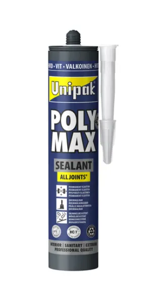 Uszczelniacz elastyczny POLY MAX SEALANT Unipak 280ml biały