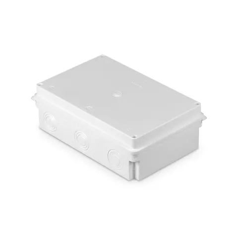Puszka instalacyjna, izolacyjne, odgałęźna, 6-wlotowa, z osłabieniami ścianek O21-37, n/t , wymiar 235x150x75, IP40 T-96874 PLASTROL