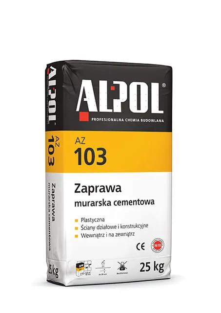 Zaprawa murarska M10 AZ-103 Alpol 25 kg