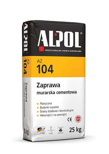 Zaprawa murarska M15 AZ-104 Alpol 25 kg