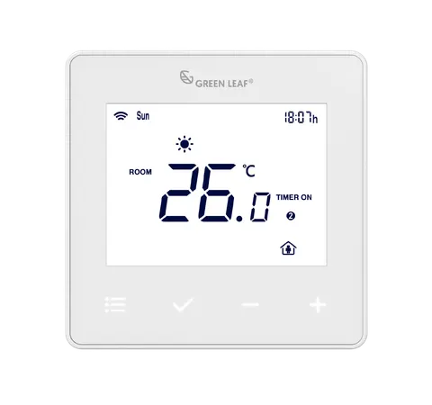 Termostat REGNUM Green Leaf White