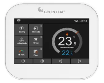 Termostat VIVO Green Leaf