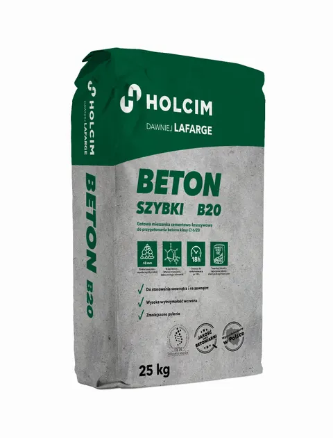 Beton workowany Holcim B20 25kg