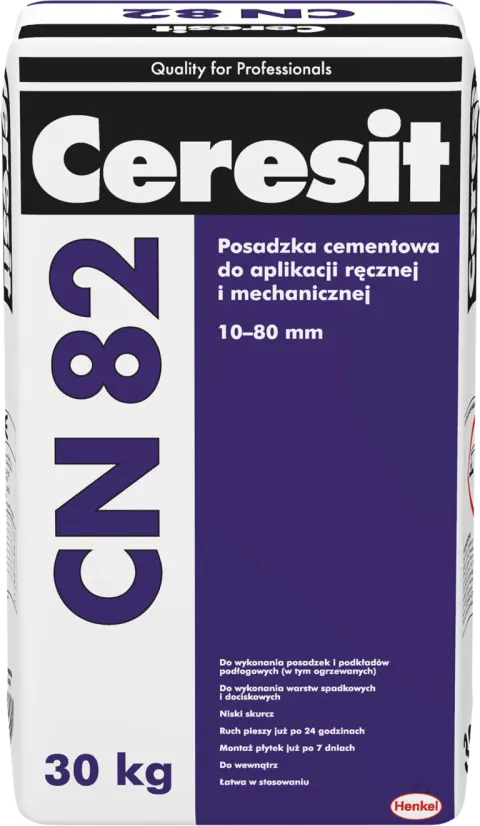 Posadzka cementowa CERESIT CN 82 30 kg