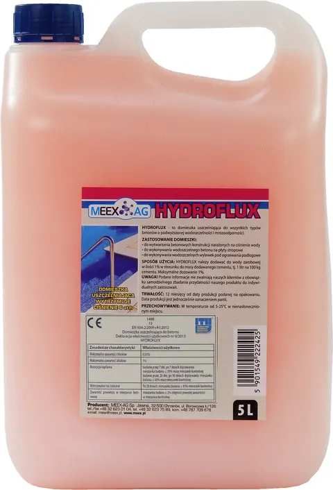 Wodouszczelniacz do betonu Hydroflux 5l