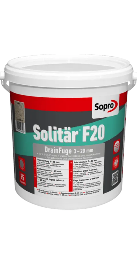 Fuga Sopro Solitar - drenażowa 3-20 mm kolor 36 PIASKOWY - 25 kg