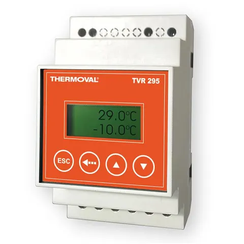 Regulator TVR 295 programowalny, na szynę DIN