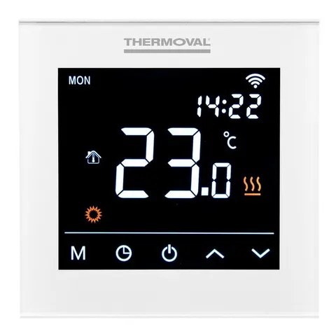 Regulator TVT 30 BB WiFi programowalny, z ekranem dotykowym w białej obudowie