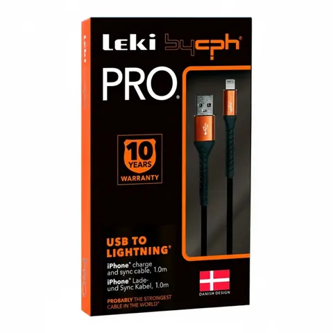 LEKI PRO Kabel USB to LIGHTNING 1M, 1 op