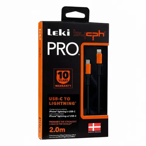 LEKI PRO Kabel USB-C to LIGHTNING 2M 10 LAT GWARANCJI, 1 szt