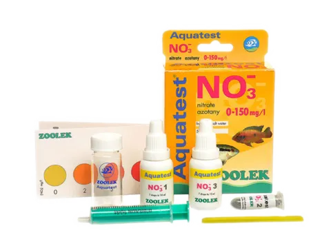 Zoolek Aquatest NO3 Azotany Test Kropelkowy Wody 0-130 mg/l 50 Pomiarów