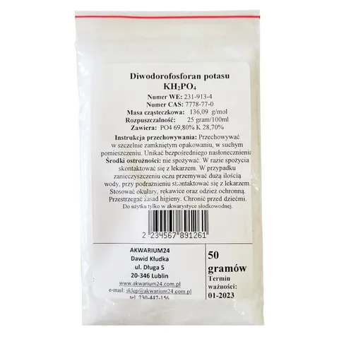 Fosfor Kh2PO4 czysty 50g niedobory fosforu
