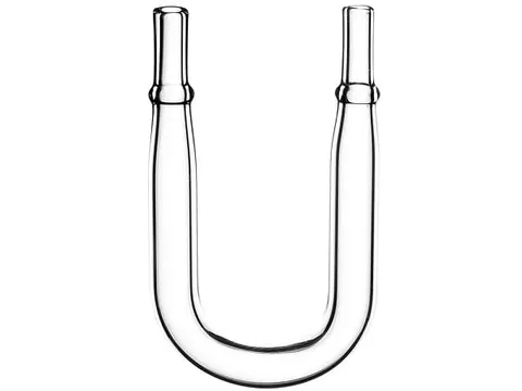Aqg szklana rurka U 20mm na wężyk 4/6mm