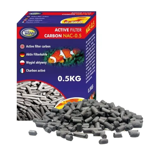 Aqua Nova węgiel aktywny 0,5kg siatka gratis