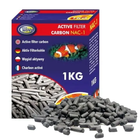 Aqua Nova węgiel aktywny 1kg/1600ml siatka gratis