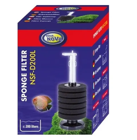 Aqua Nova NSF-D200L Filtr Gąbkowy do Akwarium do 200l