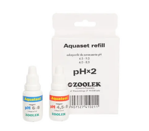 Zoolek Aqua Test Ph 2x 4.5-9 6-8 Refill Uzupełnienie