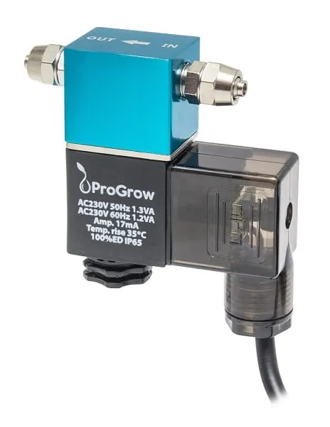 Elektrozawór CO2 2,5-3,5W 230V ProGrow nie grzeje się