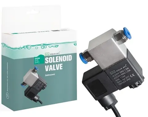 Elektrozawór co2 aqua art 230v + szybkozłączki