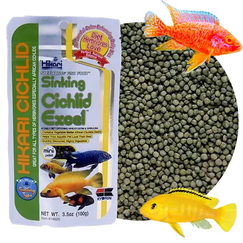 Hikari cichlid excel mini sinking 100g pokarm dla pielęgnic