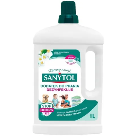 SANYTOL Środek dezynfekujący do prania DODATEK, 1 l