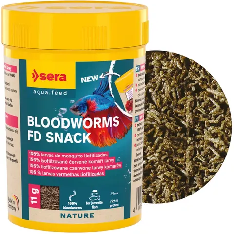 Sera FD BloodWorms Liofilizowana larwa komara 100ml