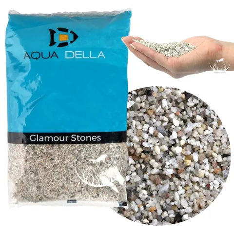 Żwir jasny do akwarium gradacja 1-2 mm 2kg podłoże