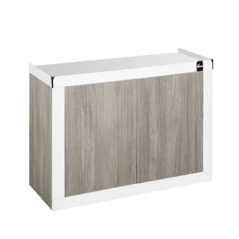 Diversa fine szafka pod akwarium prosta 120x50x70cm truflowo-biała