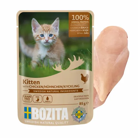 Bozita Karma mokra dla kociąt z kurczakiem w sosie 85 g