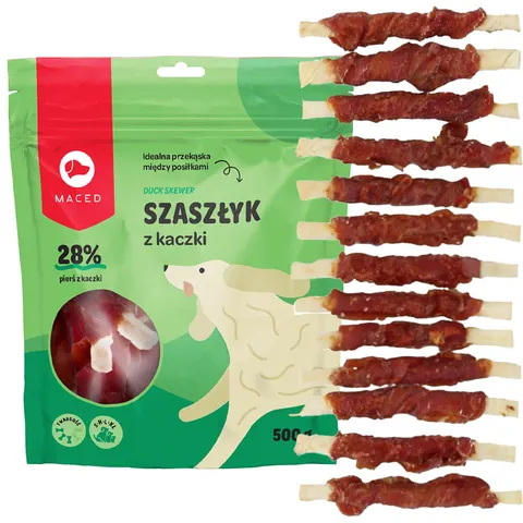 Maced przysmak pałeczki wołowe z kaczką 500g