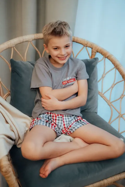 Piżamka z krótkimi spodenkami - unisex